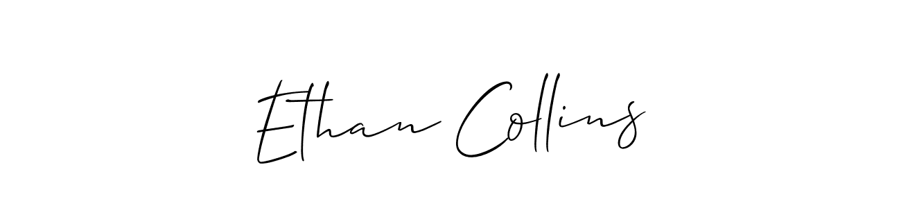 Use a signature maker to create a handwritten signature online. With this signature software, you can design (Allison_Script) your own signature for name Ethan Collins. Ethan Collins signature style 2 images and pictures png