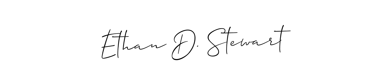 Similarly Allison_Script is the best handwritten signature design. Signature creator online .You can use it as an online autograph creator for name Ethan D. Stewart. Ethan D. Stewart signature style 2 images and pictures png