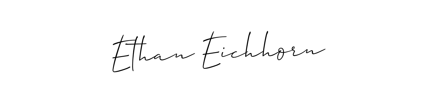 Design your own signature with our free online signature maker. With this signature software, you can create a handwritten (Allison_Script) signature for name Ethan Eichhorn. Ethan Eichhorn signature style 2 images and pictures png