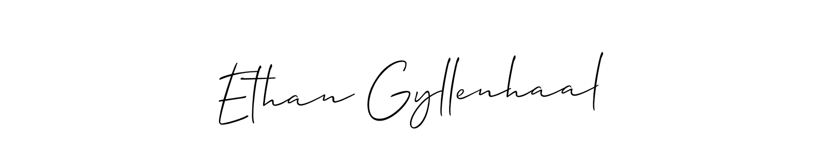Also we have Ethan Gyllenhaal name is the best signature style. Create professional handwritten signature collection using Allison_Script autograph style. Ethan Gyllenhaal signature style 2 images and pictures png