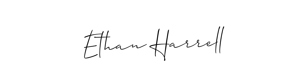 Allison_Script is a professional signature style that is perfect for those who want to add a touch of class to their signature. It is also a great choice for those who want to make their signature more unique. Get Ethan Harrell name to fancy signature for free. Ethan Harrell signature style 2 images and pictures png