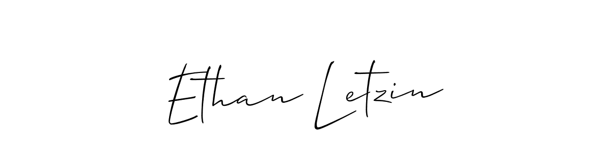 Make a beautiful signature design for name Ethan Letzin. With this signature (Allison_Script) style, you can create a handwritten signature for free. Ethan Letzin signature style 2 images and pictures png