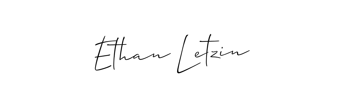 How to make Ethan Letzin name signature. Use Allison_Script style for creating short signs online. This is the latest handwritten sign. Ethan Letzin signature style 2 images and pictures png