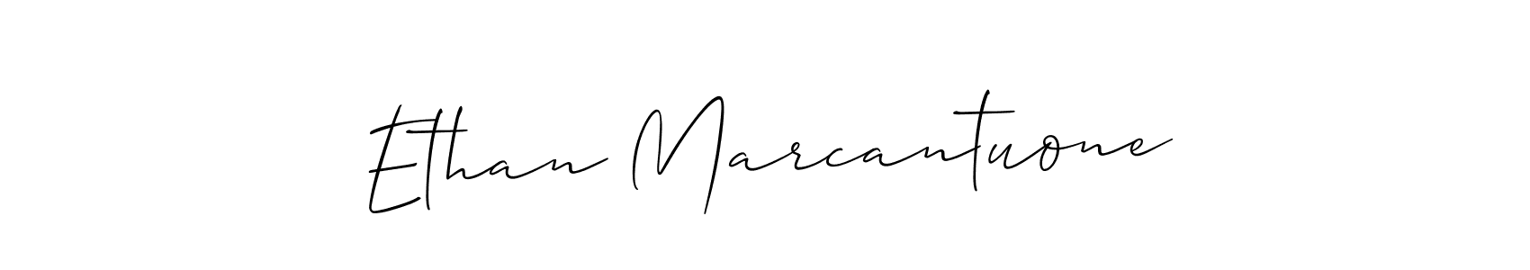 Design your own signature with our free online signature maker. With this signature software, you can create a handwritten (Allison_Script) signature for name Ethan Marcantuone. Ethan Marcantuone signature style 2 images and pictures png