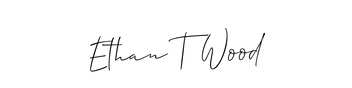 Once you've used our free online signature maker to create your best signature Allison_Script style, it's time to enjoy all of the benefits that Ethan T Wood name signing documents. Ethan T Wood signature style 2 images and pictures png