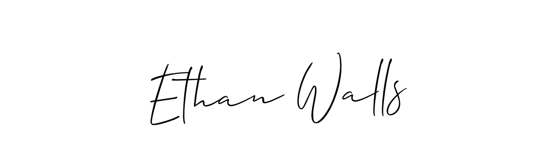 How to make Ethan Walls name signature. Use Allison_Script style for creating short signs online. This is the latest handwritten sign. Ethan Walls signature style 2 images and pictures png