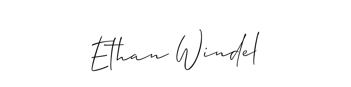 Use a signature maker to create a handwritten signature online. With this signature software, you can design (Allison_Script) your own signature for name Ethan Windel. Ethan Windel signature style 2 images and pictures png