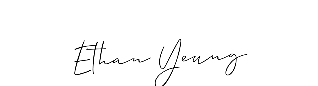 You should practise on your own different ways (Allison_Script) to write your name (Ethan Yeung) in signature. don't let someone else do it for you. Ethan Yeung signature style 2 images and pictures png