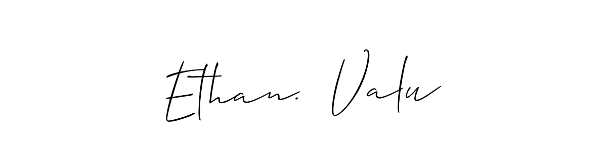 Once you've used our free online signature maker to create your best signature Allison_Script style, it's time to enjoy all of the benefits that Ethan.  Valu name signing documents. Ethan.  Valu signature style 2 images and pictures png