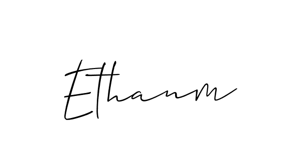 You should practise on your own different ways (Allison_Script) to write your name (Ethanm) in signature. don't let someone else do it for you. Ethanm signature style 2 images and pictures png