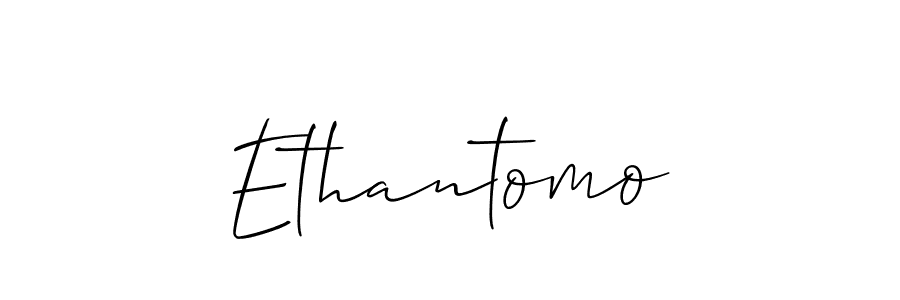 Ethantomo stylish signature style. Best Handwritten Sign (Allison_Script) for my name. Handwritten Signature Collection Ideas for my name Ethantomo. Ethantomo signature style 2 images and pictures png