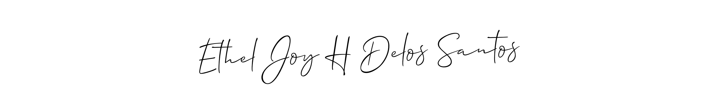 Make a beautiful signature design for name Ethel Joy H Delos Santos. Use this online signature maker to create a handwritten signature for free. Ethel Joy H Delos Santos signature style 2 images and pictures png