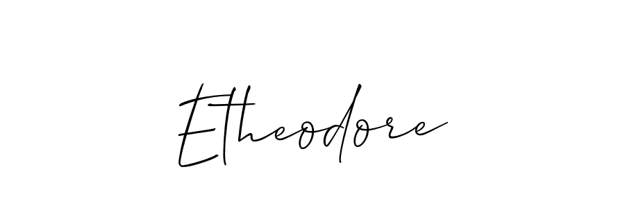 Make a beautiful signature design for name Etheodore. Use this online signature maker to create a handwritten signature for free. Etheodore signature style 2 images and pictures png