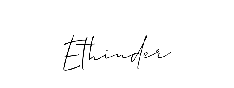 How to Draw Ethinder signature style? Allison_Script is a latest design signature styles for name Ethinder. Ethinder signature style 2 images and pictures png