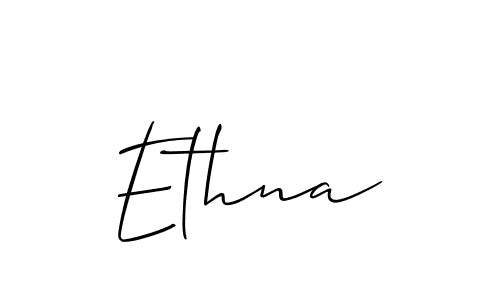 Use a signature maker to create a handwritten signature online. With this signature software, you can design (Allison_Script) your own signature for name Ethna. Ethna signature style 2 images and pictures png