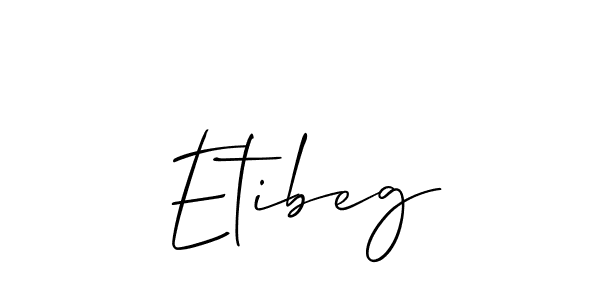 Make a short Etibeg signature style. Manage your documents anywhere anytime using Allison_Script. Create and add eSignatures, submit forms, share and send files easily. Etibeg signature style 2 images and pictures png