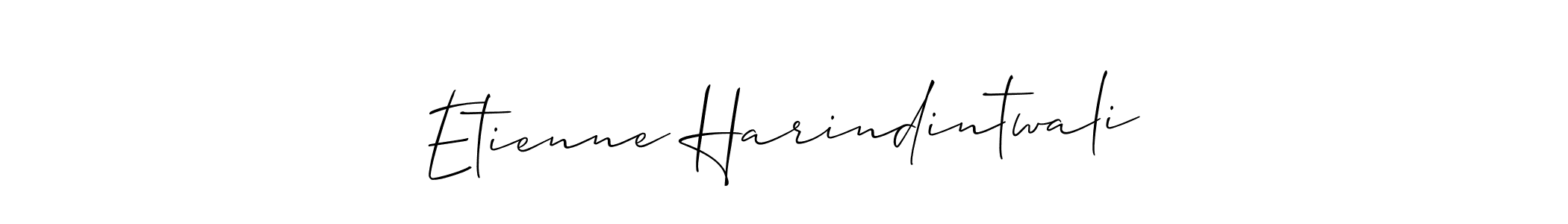 The best way (Allison_Script) to make a short signature is to pick only two or three words in your name. The name Etienne Harindintwali include a total of six letters. For converting this name. Etienne Harindintwali signature style 2 images and pictures png