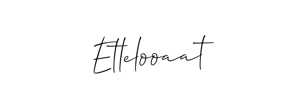 How to make Etlelooaat signature? Allison_Script is a professional autograph style. Create handwritten signature for Etlelooaat name. Etlelooaat signature style 2 images and pictures png