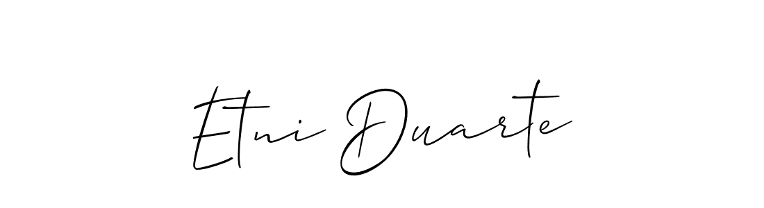 Make a beautiful signature design for name Etni Duarte. Use this online signature maker to create a handwritten signature for free. Etni Duarte signature style 2 images and pictures png