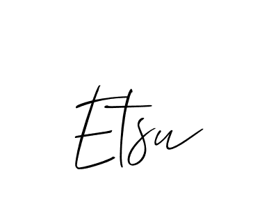 How to Draw Etsu signature style? Allison_Script is a latest design signature styles for name Etsu. Etsu signature style 2 images and pictures png