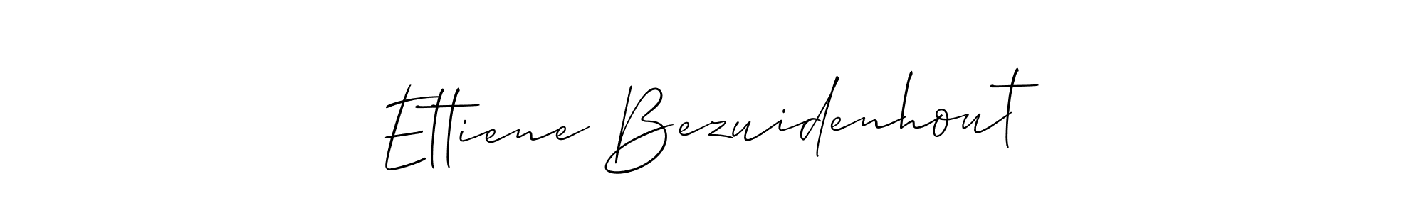 Allison_Script is a professional signature style that is perfect for those who want to add a touch of class to their signature. It is also a great choice for those who want to make their signature more unique. Get Ettiene Bezuidenhout name to fancy signature for free. Ettiene Bezuidenhout signature style 2 images and pictures png