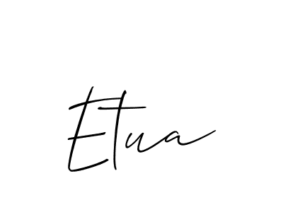 You can use this online signature creator to create a handwritten signature for the name Etua. This is the best online autograph maker. Etua signature style 2 images and pictures png