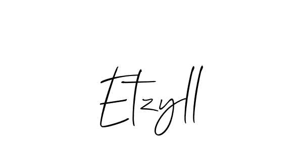 Also You can easily find your signature by using the search form. We will create Etzyll name handwritten signature images for you free of cost using Allison_Script sign style. Etzyll signature style 2 images and pictures png