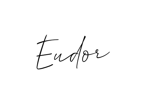 Use a signature maker to create a handwritten signature online. With this signature software, you can design (Allison_Script) your own signature for name Eudor. Eudor signature style 2 images and pictures png