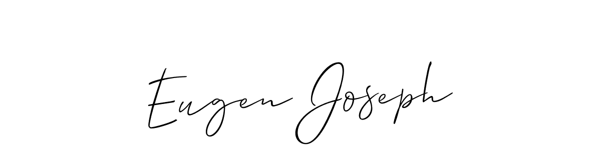 if you are searching for the best signature style for your name Eugen Joseph. so please give up your signature search. here we have designed multiple signature styles  using Allison_Script. Eugen Joseph signature style 2 images and pictures png