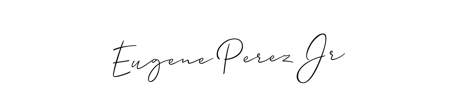 It looks lik you need a new signature style for name Eugene Perez Jr. Design unique handwritten (Allison_Script) signature with our free signature maker in just a few clicks. Eugene Perez Jr signature style 2 images and pictures png