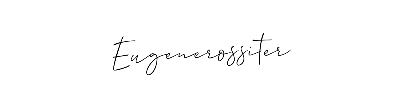 This is the best signature style for the Eugenerossiter name. Also you like these signature font (Allison_Script). Mix name signature. Eugenerossiter signature style 2 images and pictures png