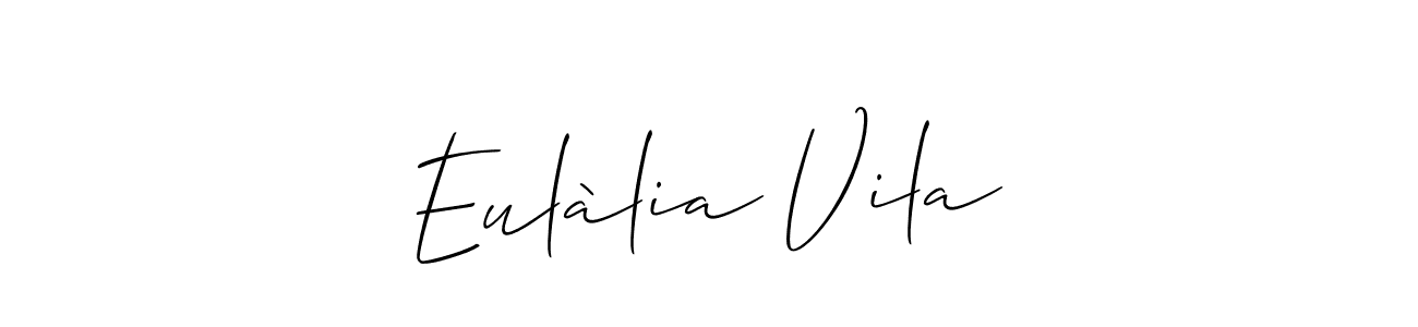 You can use this online signature creator to create a handwritten signature for the name Eulàlia Vila. This is the best online autograph maker. Eulàlia Vila signature style 2 images and pictures png