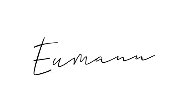 It looks lik you need a new signature style for name Eumann. Design unique handwritten (Allison_Script) signature with our free signature maker in just a few clicks. Eumann signature style 2 images and pictures png