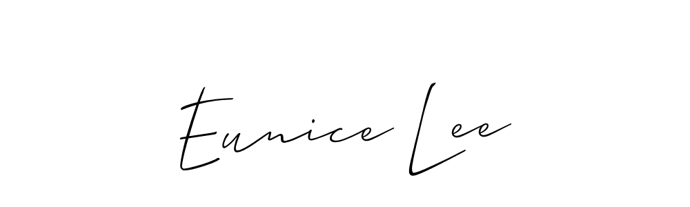 Make a beautiful signature design for name Eunice Lee. Use this online signature maker to create a handwritten signature for free. Eunice Lee signature style 2 images and pictures png