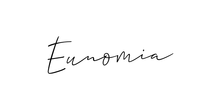 Also we have Eunomia name is the best signature style. Create professional handwritten signature collection using Allison_Script autograph style. Eunomia signature style 2 images and pictures png