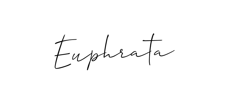 How to Draw Euphrata signature style? Allison_Script is a latest design signature styles for name Euphrata. Euphrata signature style 2 images and pictures png