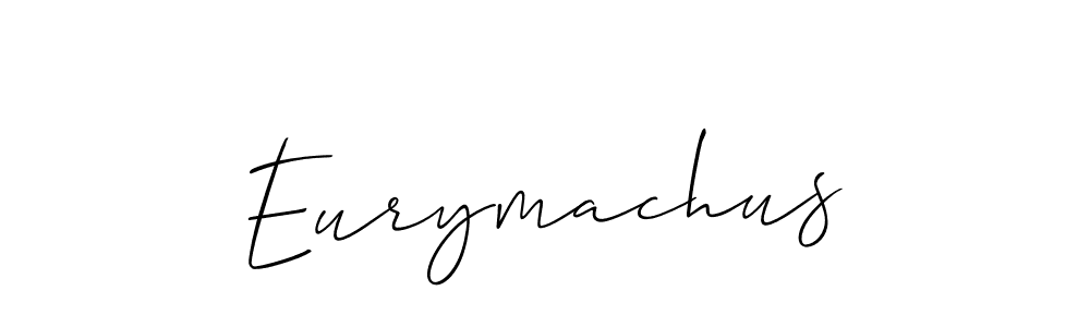 Allison_Script is a professional signature style that is perfect for those who want to add a touch of class to their signature. It is also a great choice for those who want to make their signature more unique. Get Eurymachus name to fancy signature for free. Eurymachus signature style 2 images and pictures png