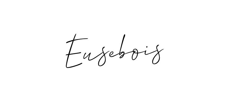 Design your own signature with our free online signature maker. With this signature software, you can create a handwritten (Allison_Script) signature for name Eusebois. Eusebois signature style 2 images and pictures png