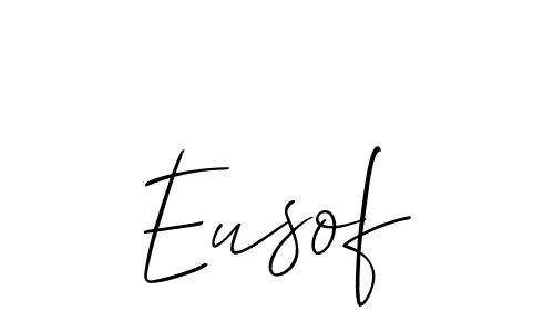 Also You can easily find your signature by using the search form. We will create Eusof name handwritten signature images for you free of cost using Allison_Script sign style. Eusof signature style 2 images and pictures png