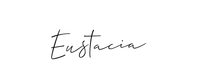 Also we have Eustacia name is the best signature style. Create professional handwritten signature collection using Allison_Script autograph style. Eustacia signature style 2 images and pictures png