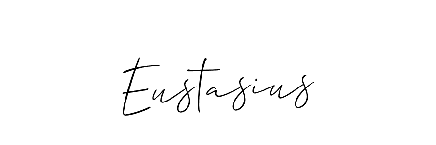 if you are searching for the best signature style for your name Eustasius. so please give up your signature search. here we have designed multiple signature styles  using Allison_Script. Eustasius signature style 2 images and pictures png