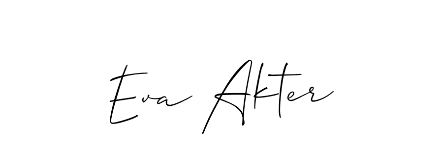 This is the best signature style for the Eva Akter name. Also you like these signature font (Allison_Script). Mix name signature. Eva Akter signature style 2 images and pictures png