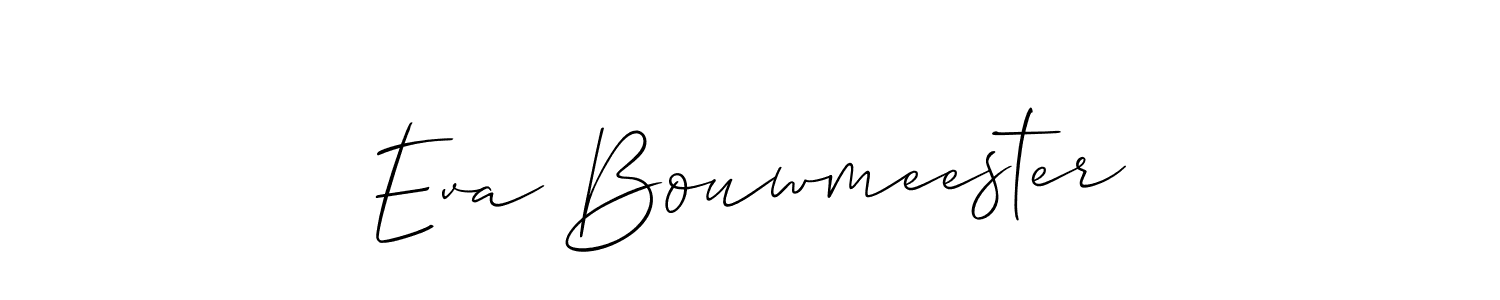 Similarly Allison_Script is the best handwritten signature design. Signature creator online .You can use it as an online autograph creator for name Eva Bouwmeester. Eva Bouwmeester signature style 2 images and pictures png