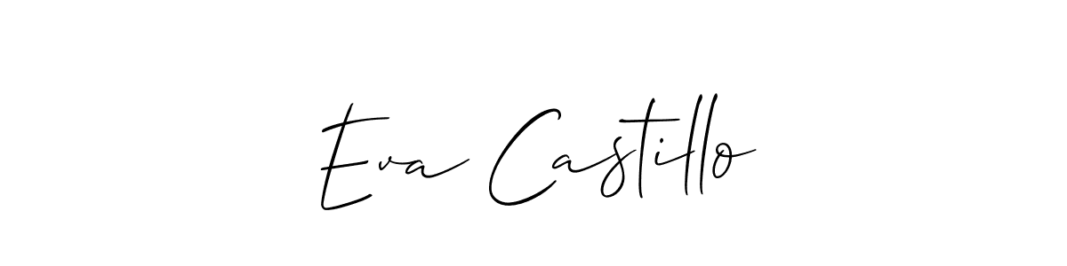 This is the best signature style for the Eva Castillo name. Also you like these signature font (Allison_Script). Mix name signature. Eva Castillo signature style 2 images and pictures png