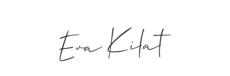 Also we have Eva Kilat name is the best signature style. Create professional handwritten signature collection using Allison_Script autograph style. Eva Kilat signature style 2 images and pictures png