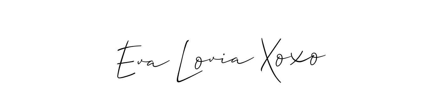 Here are the top 10 professional signature styles for the name Eva Lovia Xoxo. These are the best autograph styles you can use for your name. Eva Lovia Xoxo signature style 2 images and pictures png