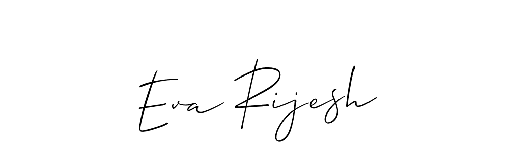 Make a beautiful signature design for name Eva Rijesh. Use this online signature maker to create a handwritten signature for free. Eva Rijesh signature style 2 images and pictures png