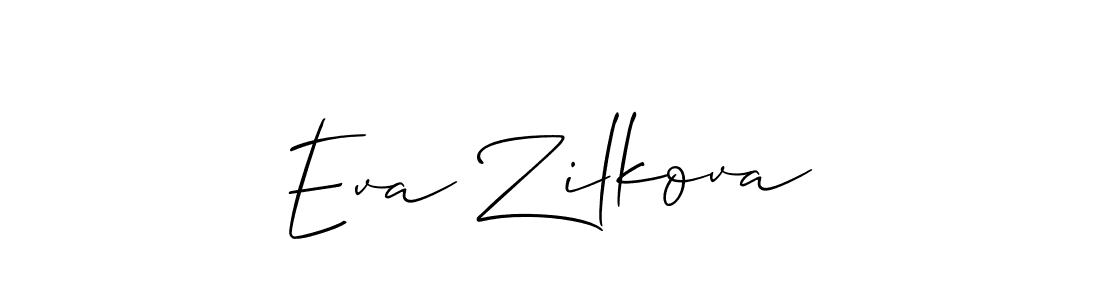 The best way (Allison_Script) to make a short signature is to pick only two or three words in your name. The name Eva Zilkova include a total of six letters. For converting this name. Eva Zilkova signature style 2 images and pictures png