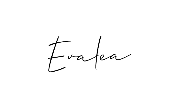 Also You can easily find your signature by using the search form. We will create Evalea name handwritten signature images for you free of cost using Allison_Script sign style. Evalea signature style 2 images and pictures png