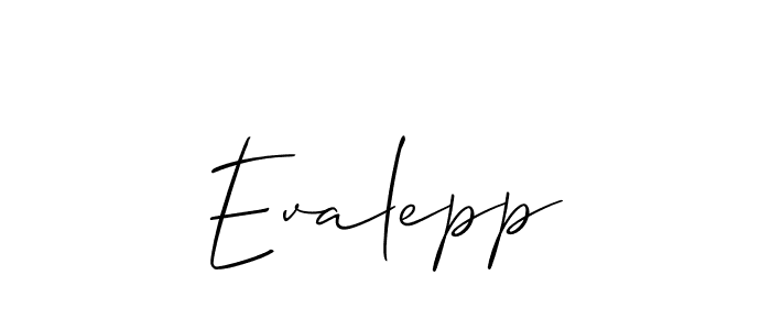 Once you've used our free online signature maker to create your best signature Allison_Script style, it's time to enjoy all of the benefits that Evalepp name signing documents. Evalepp signature style 2 images and pictures png